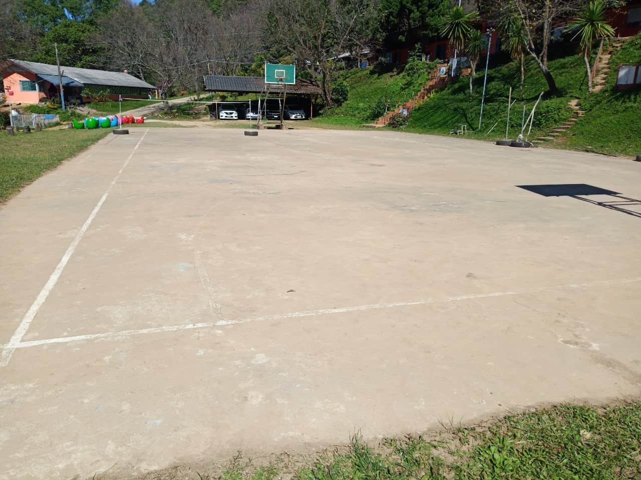 สนามกีฬา สนามบาสเก็ตบอล